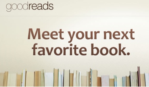 Goodreads site banner