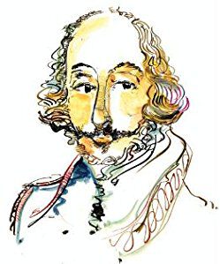 Drawing of William Shakespeare