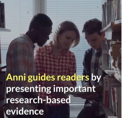 Still from a video about Anni Reinking’s ‘Not Just Black and White’ book