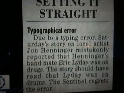 Typographical error correction in the Sentinel