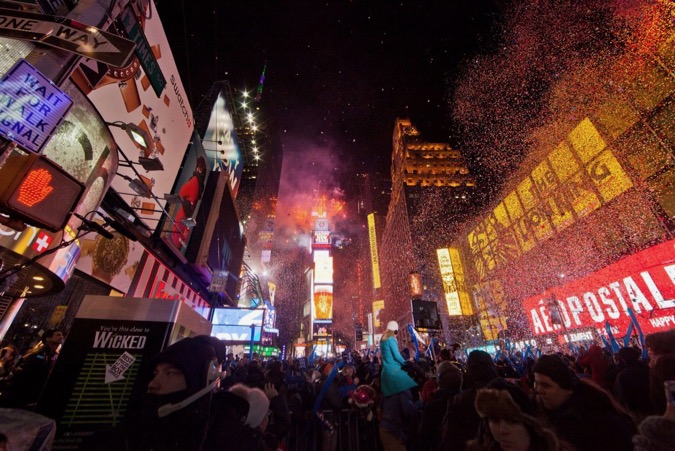 Times Square on New Year’s Eve
