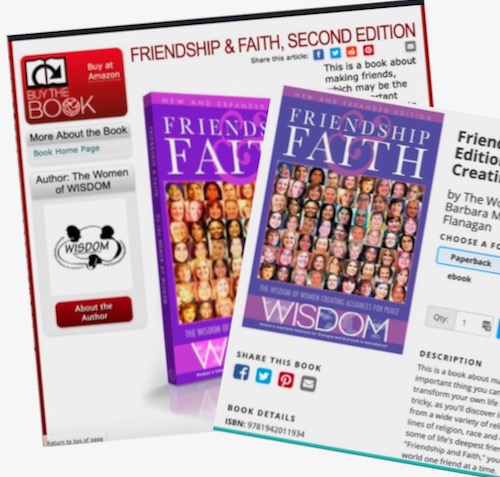‘Friendship and Faith’ in 2 different online bookstores