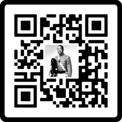 QR code linking to ‘The Black Knight’ on Amazon