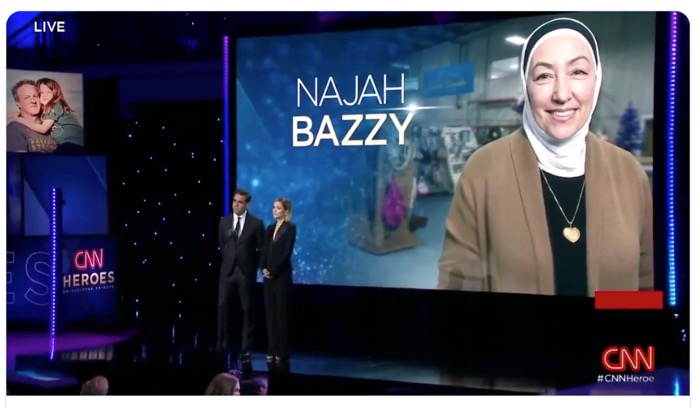Najah Bazzy featured as a CNN Hero