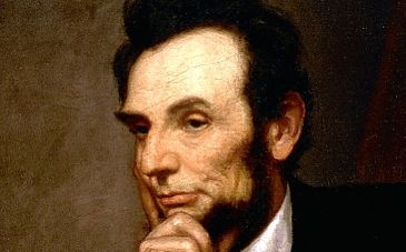 Pensive Abraham Lincoln