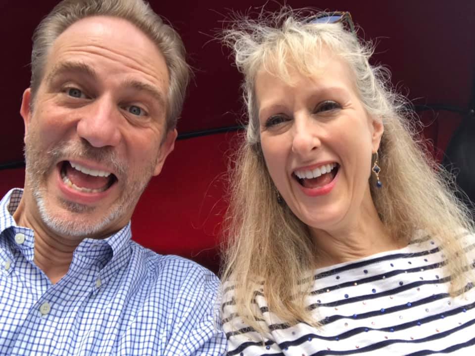 David Gushee and his wife Jeanie taking a selfie together